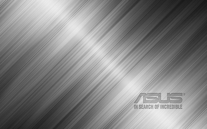 ASUS, logo, digital art, steel, technology, computer