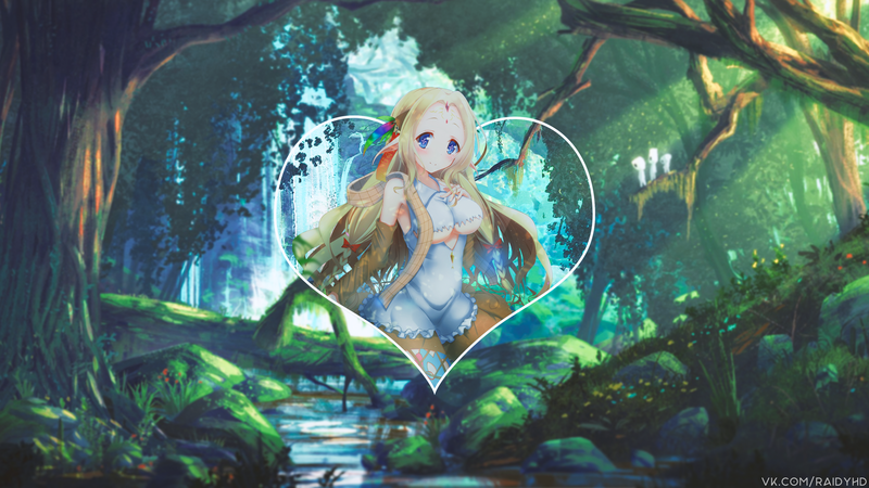 anime, anime girls, picture-in-picture