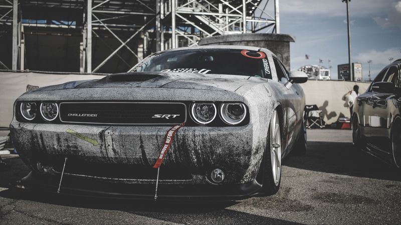 dodge challenger, dodge, challenger, sports car, race, 4k