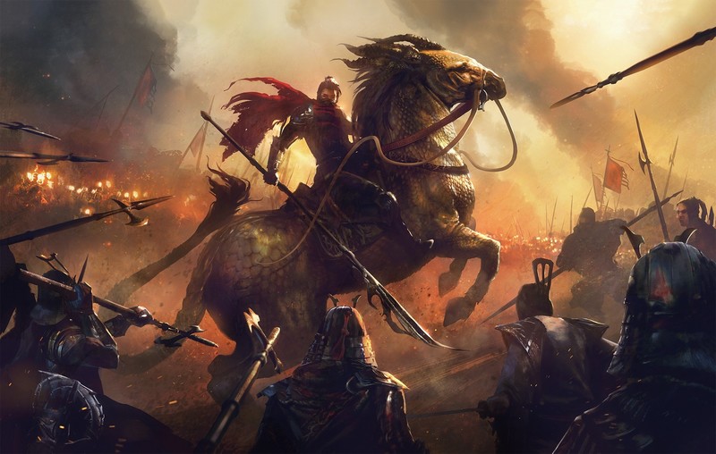 horse, fantasy art, artwork, battle