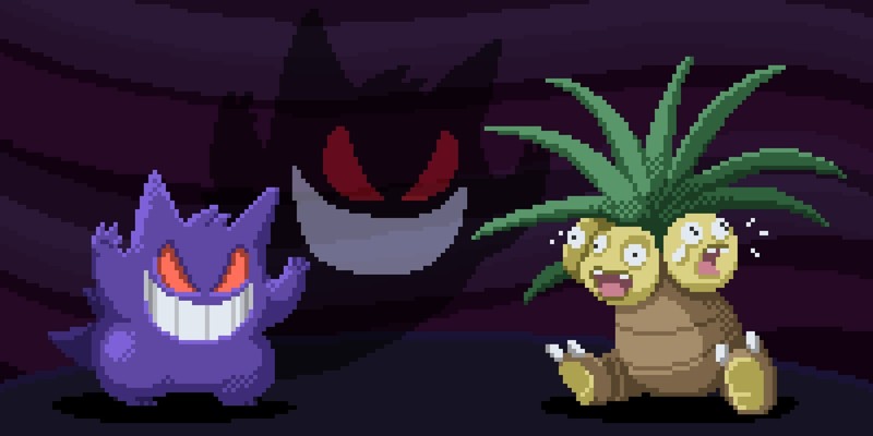 Pokémon, cartoon, pixel art