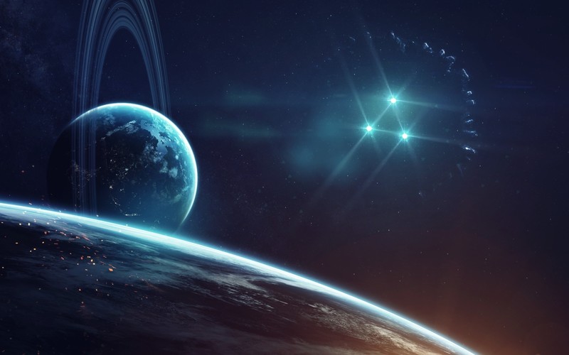 planet, digital art, space art, Vadim Sadovski, space