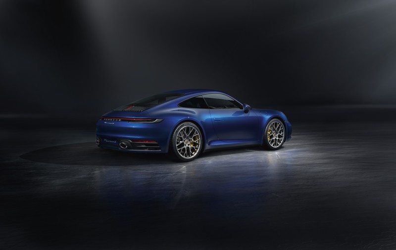 Porsche 911, sports car, Porsche, blue cars, car, vehicle, Porsche 992