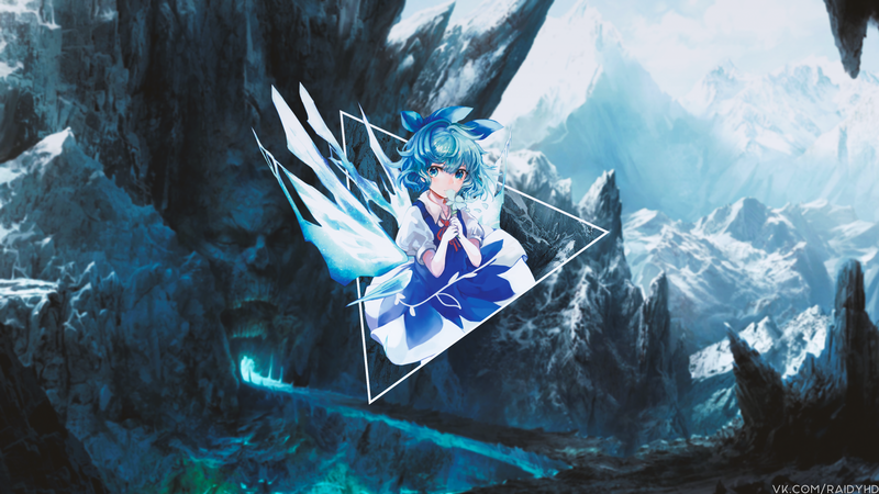 anime girls, anime, picture-in-picture