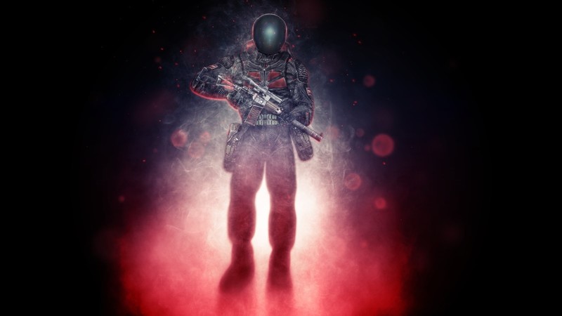 digital art, soldier, weapon, video games, S.T.A.L.K.E.R., AS Val