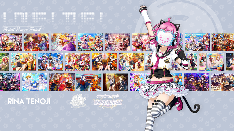 Love Live!, anime, pink hair, mask, miniskirt, anime girls, collage, arms up, headphones, bare midriff