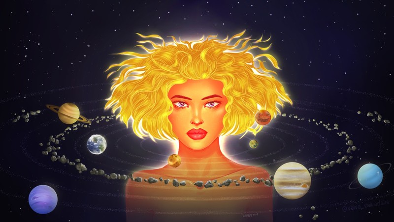 space, space art, Solar System, artwork