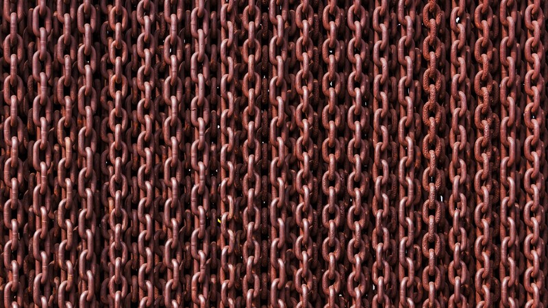 chains, rust, texture