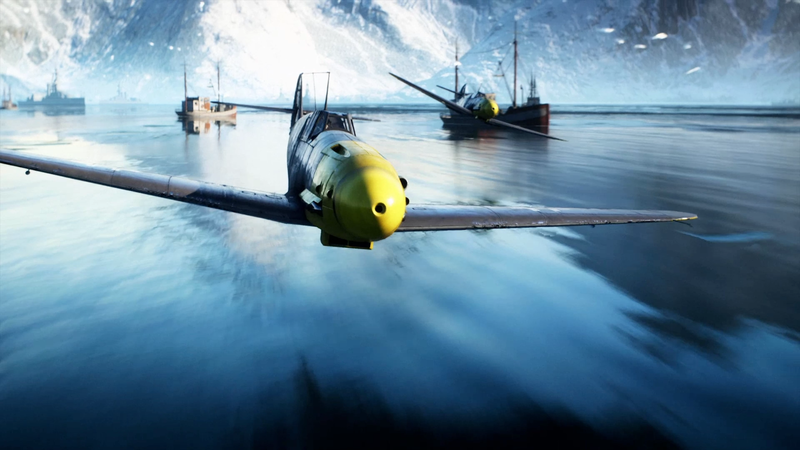 Battlefield, Battlefield V, BFV, World War II, airplane, Bf109, video games, PC gaming