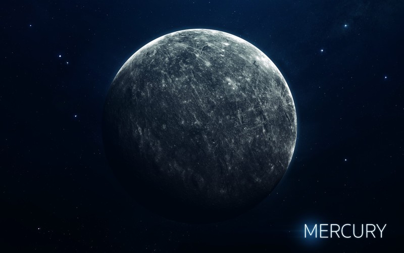 Mercury, digital art, Vadim Sadovski, space, space art