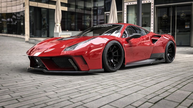 Ferrari 488, Ferrari, red cars, vehicle, Rostislav Prokop, car