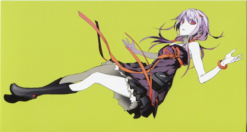 Dogs: Bullets & Carnage, anime, manga, anime girls, simple background, red eyes