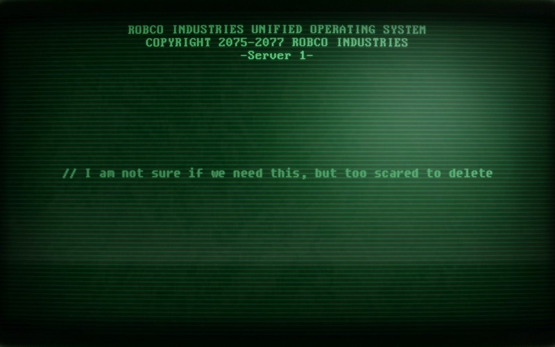 Fallout, quote, video games, PC gaming, green