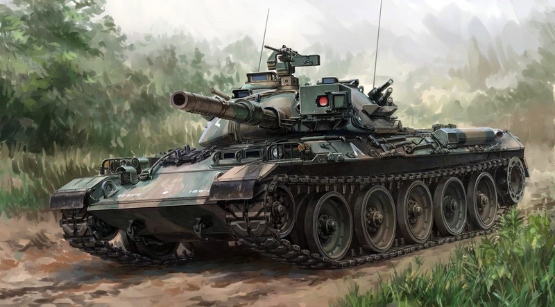 tank, vehicle, military, artwork, STB-1