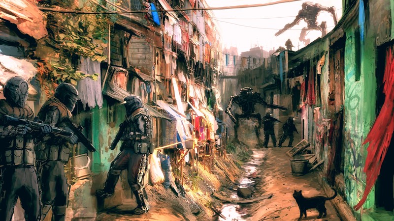artwork, futuristic city, cyberpunk, cyber, science fiction, digital art, concept art, fantasy art, fan art, urban, cityscape, city