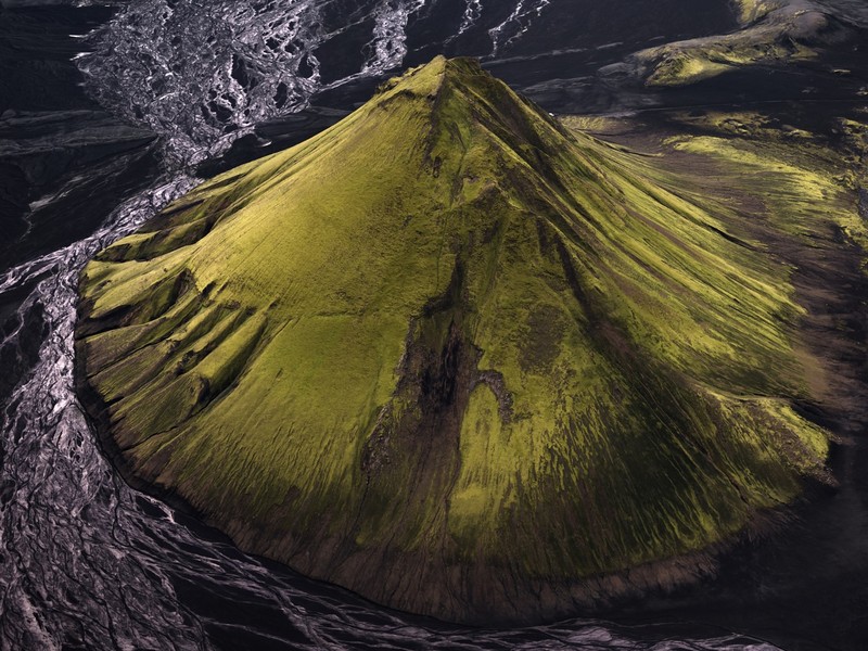 nature, landscape, aerial view, drone photo, Stas Bartnikas, volcano, stratovolcano