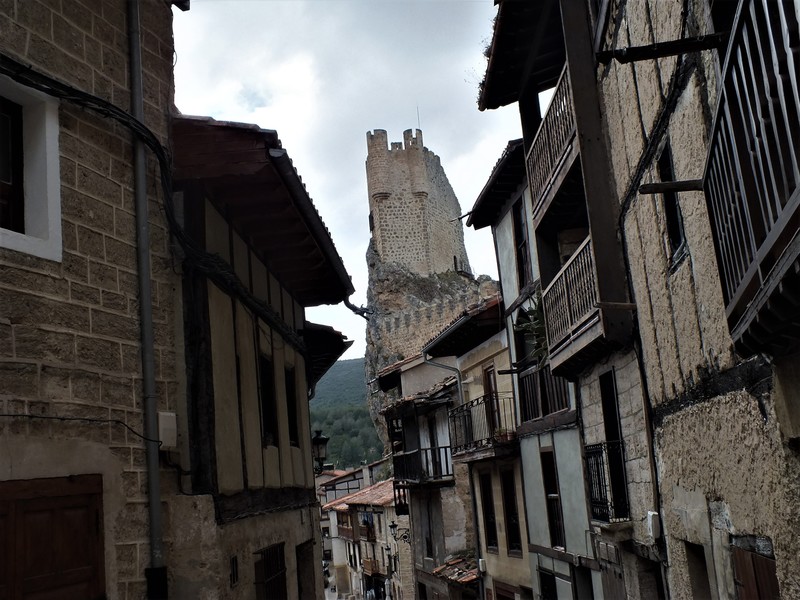 castle, Spain, urban, town