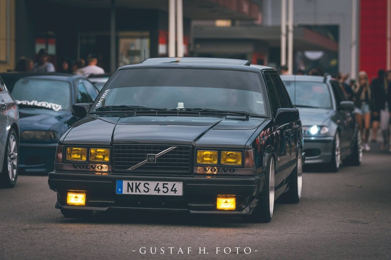 Volvo, volvo 740, Gustaf H, Sedan, Swedish, Sweden, Swedish cars, car, lights, vehicle, numbers