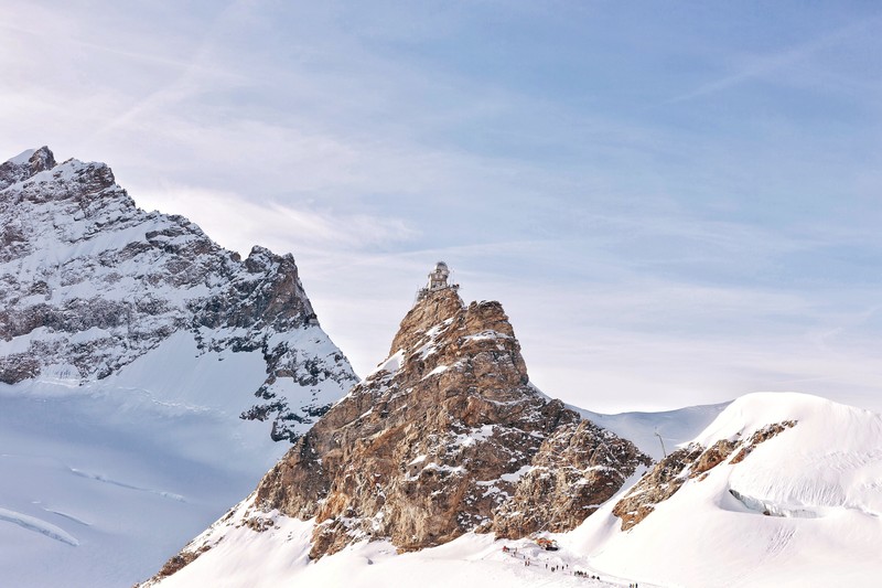 winter, snow, mountains, nature