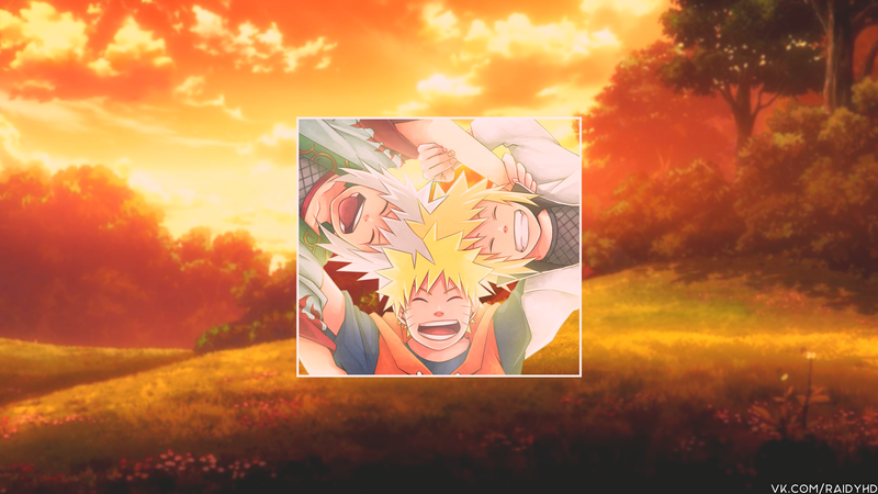 anime, picture-in-picture, anime boys, open mouth, blonde, Naruto (anime)