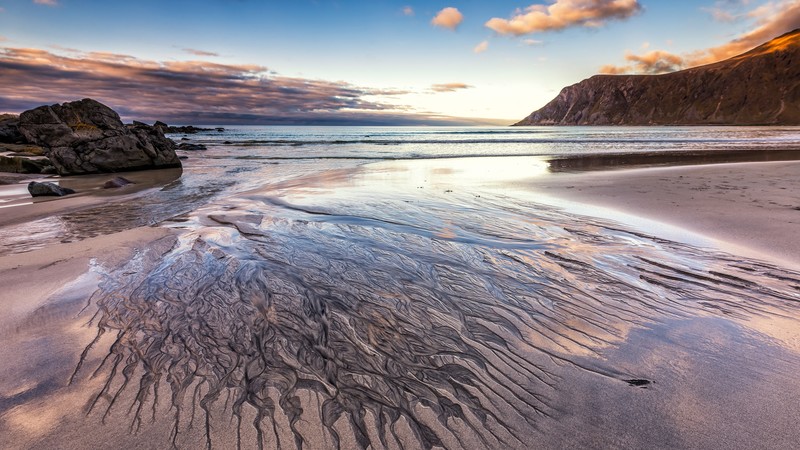 nature, coast, sky, blue, water