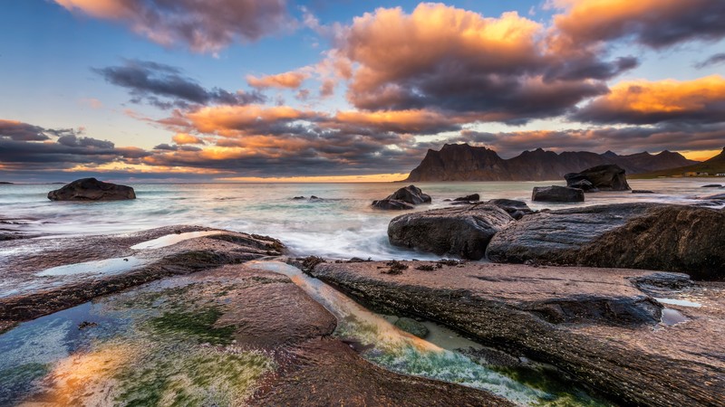 nature, coast, sky, blue, water, sea