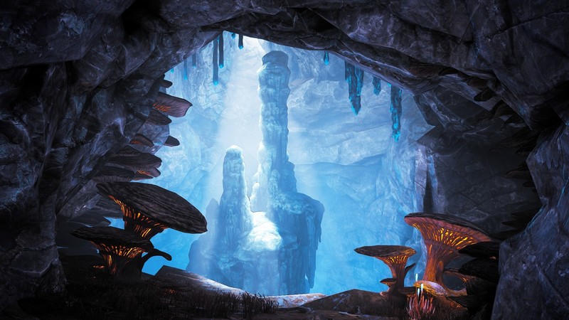 Warframe, cave, video games, screen shot