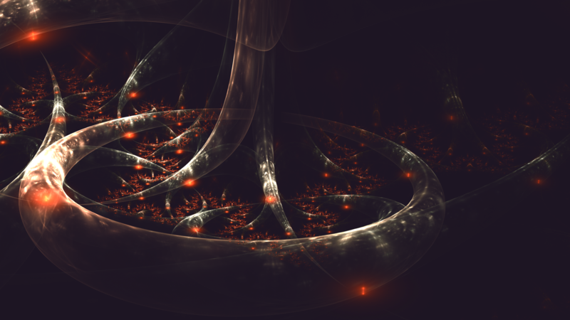 abstract, fractal, 3D Abstract, Apophysis, digital art, dark, lights