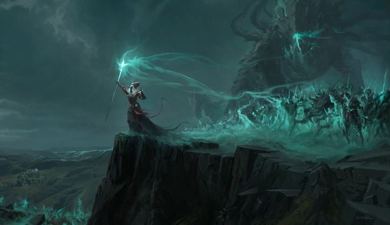 digital art, artwork, video games, League of Legends, fantasy art, dark fantasy, PC gaming