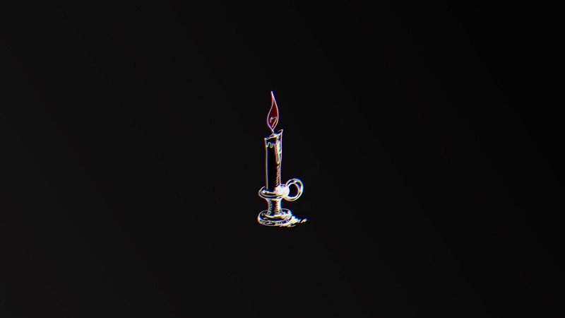 simple, dark background, minimalism, candles, black background
