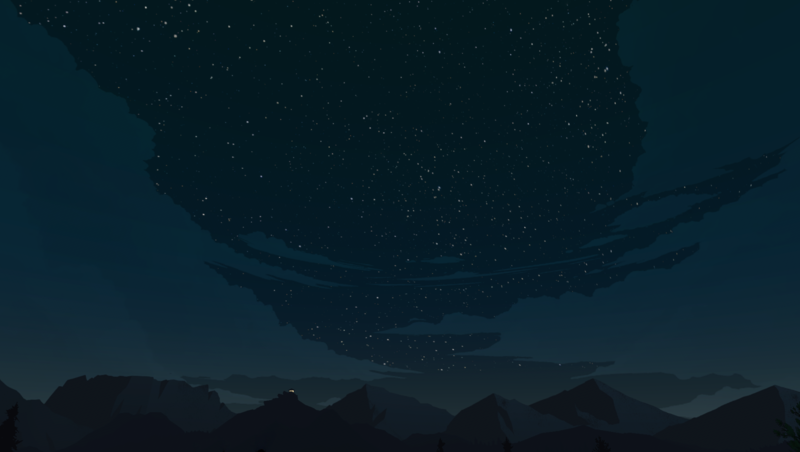 artwork, night, stars, mountain top, sky, space