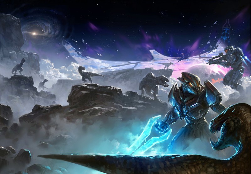 Halo, Elite, galaxy, novel, science fiction, Spartans (Halo)