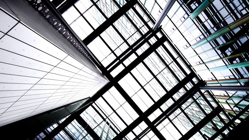 construction, structure, lines, minimalism, geometric, 4k