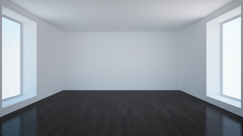 empty, room, white, minimalism