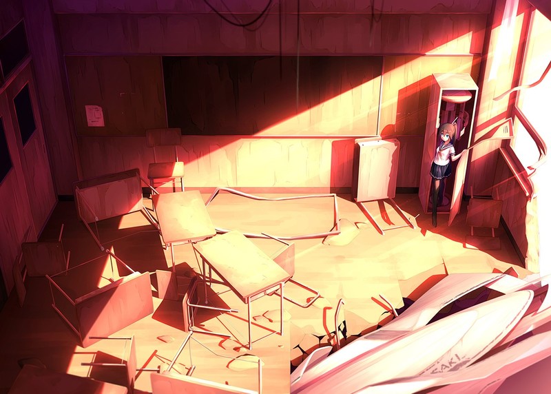 anime, anime girls, room, interior
