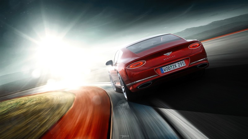 car, vehicle, red cars, Bentley, numbers
