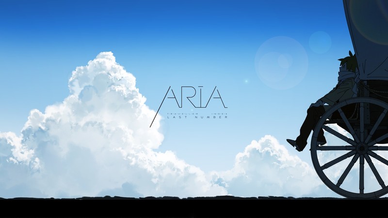anime, anime girls, sky, clouds, Aria, blue