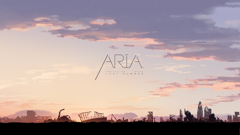 anime, apocalyptic, ruin, sky