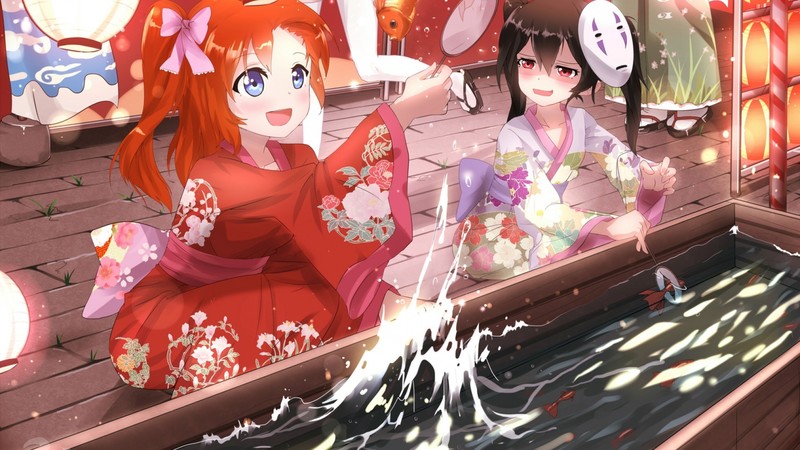 anime girls, Love Live!, Yazawa Nico, Kousaka Honoka