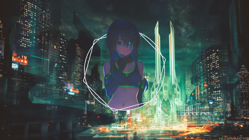 anime girls, anime, picture-in-picture
