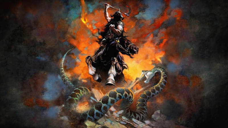 Frank Frazetta, artwork, concept art, fantasy art