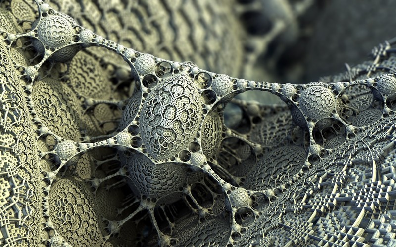 artwork, digital art, render, 3D fractal, abstract