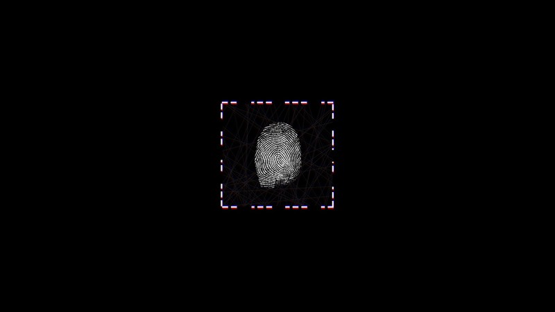 fingerprint, simple background, simple