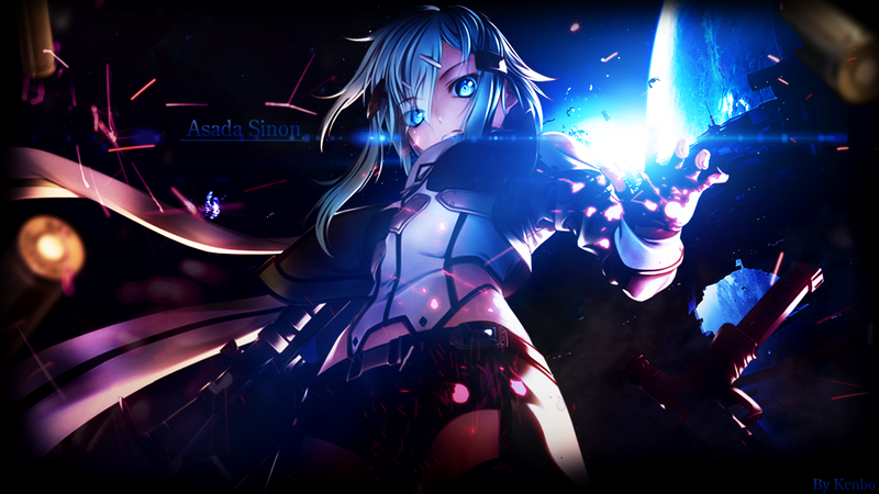 anime, anime girls, Asada Shino, Shinon(Sword Art Online), SwordArtOnline, Sao fatal bullet, Gun Gale Online, Sword Art Online, manga, novel, Novels, visual novel
