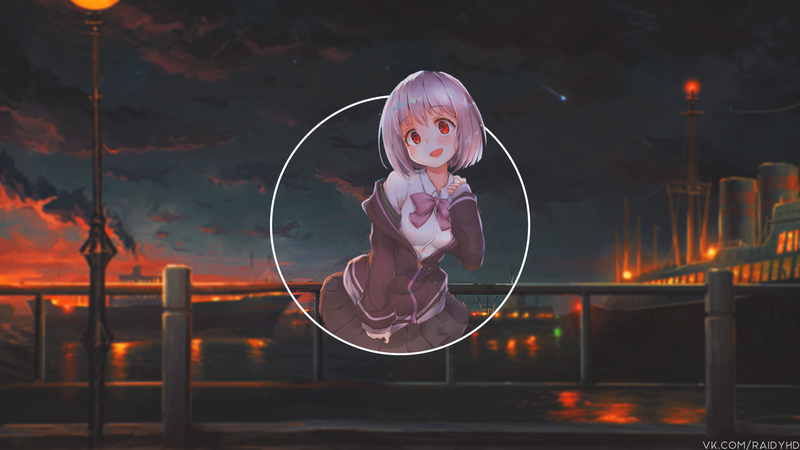 anime girls, anime, picture-in-picture