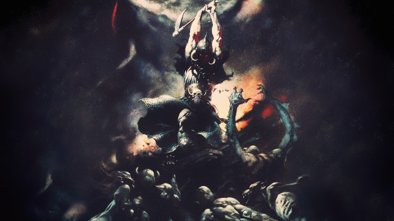 Frank Frazetta, artwork, concept art, fantasy art