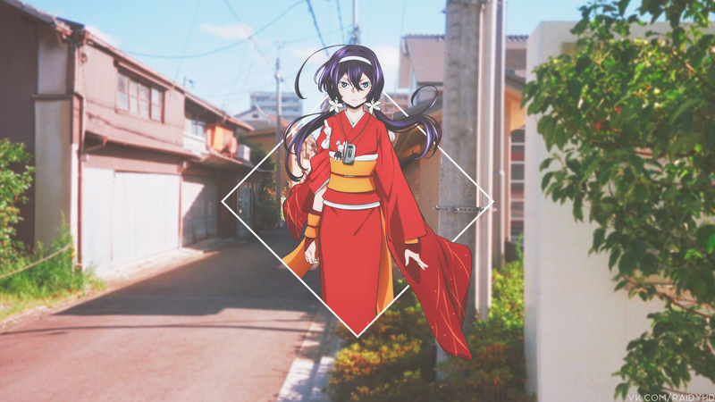 anime, anime girls, picture-in-picture
