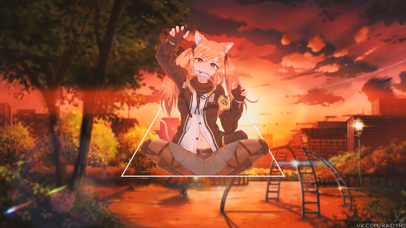 anime girls, anime, picture-in-picture