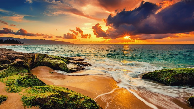 landscape, nature, clouds, sky, sunset, panoramas, sunlight, beach, long exposure, sea