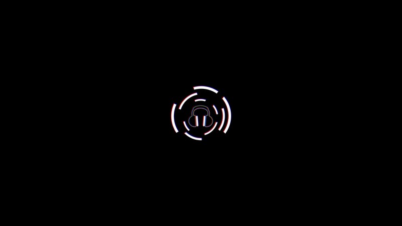 headphones, simple background, minimalism